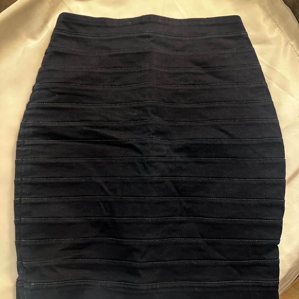 Express Navy Skirt